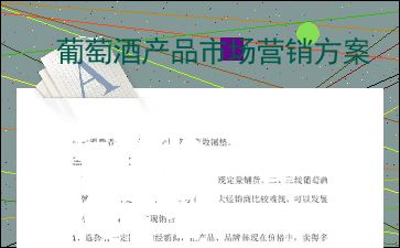 醇釀新生，品味非凡 XX葡萄酒全渠道整合營(yíng)銷(xiāo)策劃方案